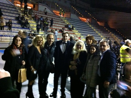 Dwina & RJ Gibb meet and greet with the Bee Gees Italy followers
